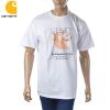 �J�[�n�[�g Carhartt WIP T�V���c �����Y ���� �J�b�g�\�[ �N���[�l�b�N �z���C�g �� LIVING I030180 ���S �O���t�B�b�N�v�����g �X�g��