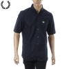 �t���b�h�y���[ FRED PERRY �I�b�N�X�t�H�[�h�V���c �����Y M8730 Oxford Short Sleeve Shirt �{�^���_�E�� �V���c ���� �R�b�g�� �u����