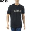�q���[�S�{�X HUGO BOSS T�V���c �����Y 50534923 TE LOGOTEXTURE �u�����h ���� �N���[�l�b�N ���S �v�����g �R�b�g�� ���M�����[�t�B�b