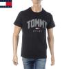 �g�~�[�W�[���Y TOMMY JEANS �����Y T�V���c ���� �N���[�l�b�N TJM CHEST LOGO TEE �R�b�g��100% �u�����h ���S �u���b�N DM0DM10226 �J