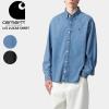 �J�[�n�[�g �_�u�����[�A�C�s�[ �����Y �f�j���V���c �����V���c Carhartt WIP ���[�J�X�V���c L/S LUCAS SHIRT �A���J�W �J�W���A��  I0