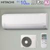 ���� HITACHI ���[���G�A�R�� RAS-AJ2825S(W) �����܂��� AJ�V���[�Y ��� 10���p 2.8kw �X�^�[�z���C�g �P��100V ���t���H����ʂł� 