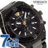 ���F���T�[�` �X�|�[�e�B�[ �O���J �N�I�[�c �r���v �u�����h �����Y �N���m�O���t VERSACE VESO01022 �A�i���O �u���b�N �K�����^�� �� 