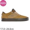 �G�����J EMERICA �X�P�{�[ �L�b�Y �V���[�Y THE LOW VULC YOUTH �X�E�F�[�h TAN NO28