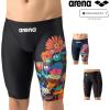 �A���[�i ARENA ���j���� �����Y WA���F���f�� AQUA RACING ECO AQUA STRIPE-D FUN GRAPHICS ���[�V���O�X�p�b�c �n�[�t���b�O 2026�N�t