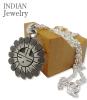 INDIAN JEWELRY �z�s��|�I�[�o�[���C|SUN FACE|�V���o�[|�w�b�h�wHopi Overlay Silver Pendant Head Ronald Wadsworth�x�y�A���J�W�E�l�C