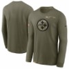 iCL Y TVc T  Pittsburgh Steelers Nike 2021 Salute To Service Performance Long Sleeve T-Shirt - Olive