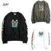 ���Z�[���v���C�X!! EVILACT(�C�[�u���A�N�g) WC BONE SWEAT SHIRTS (�u���b�N�E�z���C�g�E�I���[�u)