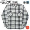 �V���K�[�P�[�� SUGAR CANE ���� �c�C���`�F�b�N���[�N�V���c  TWILL CHECK WORK SHIRT SC29558 