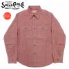 �V���K�[�P�[�� SUGAR CANE ���� ���b�h�V�����u���[�V���c ���[�N�V���c RED CHAMBRAY WORK SHIRT SC29682 �y2026�N�t�ĐV��z