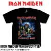 IRON MAIDEN �A�C�A���E���C�f�� �o���hT�V���c BG-0005-BK IRON MAIDEN Moscow 2011 TEE ����T�V���c �������� �y���[���֔z���z
