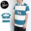 by Parra p Striped Goat Polo Shirts XgCvhS[g|Vc Vc TVc  EFA gbvX S Y u[ 43760