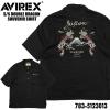 AVIREX �A���B���b�N�X �A�r���b�N�X ���� �V���c 783-5123013 S/S DOUBLE DRAGON SOUVENIR SHIRT �e���Z�� �X�[�x�j�A �a�� �h�J �����Y