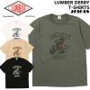 ���[���� ���� LUMBER �����o�[ ����  T�V���c LUMBER DERBY T-SHIRTS �v�����gT�V���c 261648 �����Y �N���[�l�b�N �J�W���A��