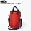 OMCC 3WAY MINI DRUM TOTE ORANGE OMC-MT0001 �~�j�h�����g�[�g �g�[�g�o�b�O �V�����_�[�o�b�O �~�j�{���T�b�N �΂ߊ|�� ���΂�