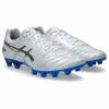 ASICS �A�V�b�N�X DS LIGHT ADVANCE WIDE(�z���C�g�~�s���A�V���o�[) 1103A098.103 WHITE/PURE SILVER �T�b�J�[ �X�p�C�N