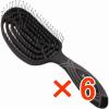 �������� NuWay �u���V DoubleC Pro �j���[�E�F�C 4Hair C Brush �t�H�[�w�A �V�[�u���b�V�� �u���b�N 6��