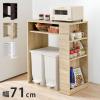 �S�~���ド�b�N ��71cm 2���ʃ^�C�v ���ݔ����L�����p �T�C�h���[�t�� �ȃX�y�[�X �L�b�`�����b�N ��Ƒ� ��ƃX�y�[�X ���ݔ��ド�b�N