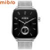 �~�u�� Mibro �X�}�[�g�E�H�b�` Mibro Watch FIT SP380018-C24 �V���o�[ �r���v �����Y ���f�B�[�X �ւ��o���h�t��