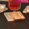 �n���I �R�[�X�^�[ 10cm �ؐ� �i HARIO �ؐ��R�[�X�^�[ �E�b�h�R�[�X�^�[ �I���[�u�E�b�h �V�R�� ���� �ّf�� ���I �V���v�� �e�[�u��