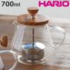 HARIO �e�B�I�[���E�E�b�h700 �i �n���I �e�B�[�|�b�g 700ml �ϔM�K���X �d�q�����W�Ή� �H��@�Ή� �ؐ��W �X�e�����X ������ ������� 
