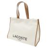 LACOSTE ���R�X�e �o�b�O ���f�B�[�X �g�[�g�o�b�O NU4342TD �I�t�z���C�g