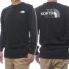 THE NORTH FACE �m�[�X�t�F�C�X T�V���c �����Y ���� �N���[�l�b�N ����T NF0A8A6F / M L/S EASY TEE �u���b�N ��Ԑl�C���i