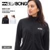 BILLABONG/�r���{�� ���f�B�[�X ����ZIPUP���b�V���K�[�h HIGH NECK LOOSE LS RASHGUARD 2024 SUMMER BE01C-851