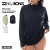BILLABONG/�r���{�� ���f�B�[�X ���� �W�b�v���b�V���K�[�h ZIP UP HOODED LOGO LOOSE RASHGUARD 2025 SPRING BF013-852 ���� UPF+50 ��