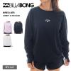 BILLABONG/�r���{�� ���f�B�[�X ���� ���b�V���K�[�h MORFY LS TEE RASH 2025 SPRING BF013-875 ���� UPF+50 ���O���΍� ���Ă��΍� �T�[