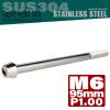 M6�~95mm P1.0 �e�[�p�[�w�b�h �L���b�v�{���g �X�e�����X�� �N�����N�P�[�X�Ȃǂ̃G���W������� �V���o�[ TB0029