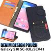 Galaxy S10 SC-03L SCV41 �P�[�X �蒠�^ �f�j�� �J�o�[ �T���X�� �M�����N�V�[ �G�X�e�� �X�}�z�P�[�X