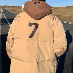 フード付き 重ね着風 中綿 ジャケット メンズ 春秋冬 アウター 韓国 原宿 ストリート 高校生 中学生 通学 通勤 10代 20代 ファッション 