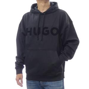 2025 秋冬新作！ HUGO BOSS ヒューゴボス パーカー メンズ プルオーバー 50545244 10272320 / Soody Zone ブラック HUGO BOSS ヒューゴボス メンズプルオーバーパーカー 50545244