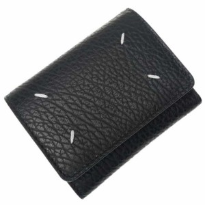 MAISON MARGIELA メゾンマルジェラ 財布 メンズ 三つ折り財布（小銭入れ付き） SA3UI0010 P4455 ブラック 定番人気商品