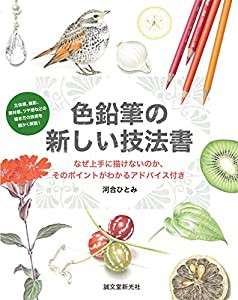 色鉛筆の新しい技法書: なぜ上手に描けないのか、そのポイントがわかるアドバイス付き(中古品)