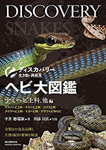 ヘビ大図鑑 ナミヘビ上科、他編: 分類ほか改良品種と生態・飼育・繁殖を解説 (ディスカバリー生き物・再発見)(中古品)