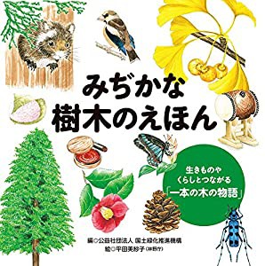 みぢかな樹木のえほん: 生きものやくらしとつながる「一本の木の物語」(中古品)