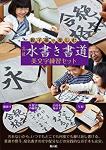 親子孫で楽しむ 高級 水書き書道 美文字練習セット ([バラエティ])(中古品)