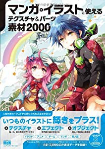 マンガ・イラストに使える テクスチャ&パーツ素材2000(中古品)