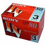 SONY 3DVM80R3 ミニDVカセット 80分 ICメモリーなし 3本組(中古品)