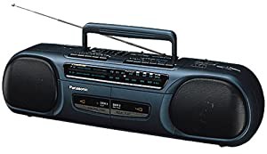 Panasonic ラジオカセット ブラック RX-FT53-K(中古品)