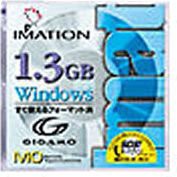 Imation OD3-1300ADOS 3.5型MO 1.3GB GIGAMO Winフォーマット(中古品)
