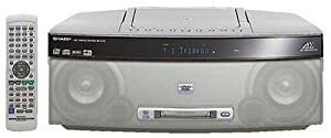 SHARP 1ビットDVD/MDシステム SD-FV10-S シルバー系(中古品)