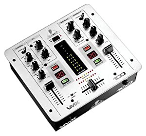 BEHRINGER(ベリンガー) PRO MIXER VMX100 BPMカウンター搭載 2チャンネルDJミキサー VMX100-PROMIXER(中古品)