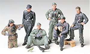 タミヤ 1/35 ミリタリーミニチュアシリーズ ドイツ戦車兵小休止セット(中古品)