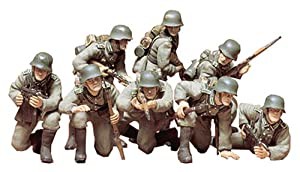 タミヤ 1/35 ミリタリーミニチュアシリーズ ドイツ歩兵進撃セット(中古品)