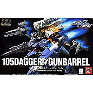 HG 1/144 GAT-01A1 105ダガー + ガンバレル (機動戦士ガンダムSEED MSV)(中古品)