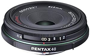 PENTAX リミテッドレンズ パンケーキレンズ 標準単焦点レンズ DA40mmF2.8 Limited Kマウント APS-Cサイズ 21550(中古品)
