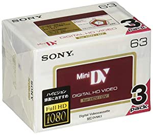 ソニー ミニDVカセット 3DVM63HD(中古品)